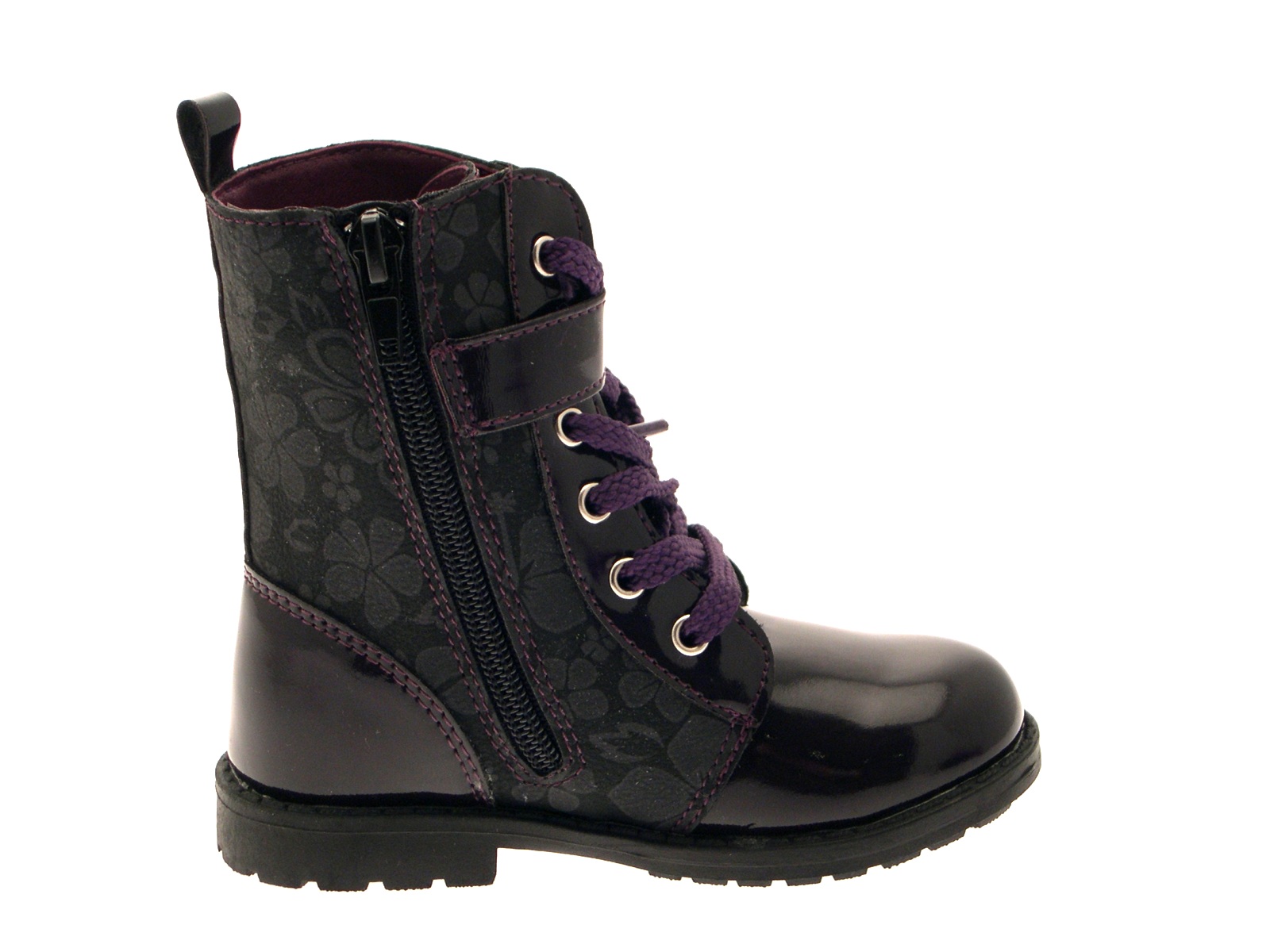 childrens patent ankle boots